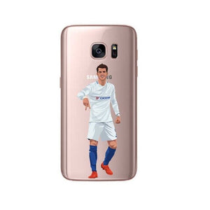 Football Star soft TPU Case Cover For Samsung A3 A5 A7 2016/2017 J3 J5 J7