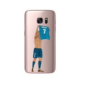Football Star soft TPU Case Cover For Samsung A3 A5 A7 2016/2017 J3 J5 J7