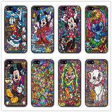 Load image into Gallery viewer, Apple iPhone 8 X 5 5S SE 5C 6 6S 7Plus XR XS MAX  stitch Princess Alice hard plastic Shell Coque