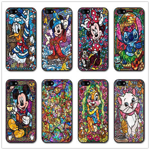 Apple iPhone 8 X 5 5S SE 5C 6 6S 7Plus XR XS MAX  stitch Princess Alice hard plastic Shell Coque