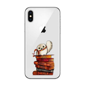 iphone SE 5 5S 6 6S XR XS MAX  7 8 X Plus Transparent Hard Plastic Cases Phone Back Cover