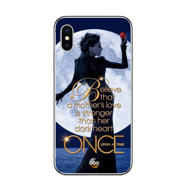phone case for iPhone 5 6 7 8 X 7plus Evil Queen hard plastic shell
