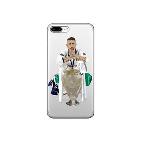 Soccer Star Ronaldo Neymar Salah Phone Cases Coque For iPhone X 5S SE 6 6S 7 8 Plus Soft silicone TPU