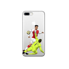 Load image into Gallery viewer, Soccer Star Ronaldo Neymar Salah Phone Cases Coque For iPhone X 5S SE 6 6S 7 8 Plus Soft silicone TPU