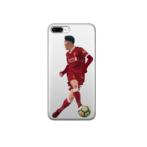 Soccer Star Ronaldo Neymar Salah Phone Cases Coque For iPhone X 5S SE 6 6S 7 8 Plus Soft silicone TPU