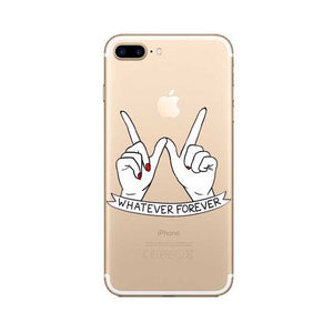 iPhone 6 XR XS MAX 6 Plus 5  SE 7 7 Plus Transparent hard plastic Phone hello kitty shell