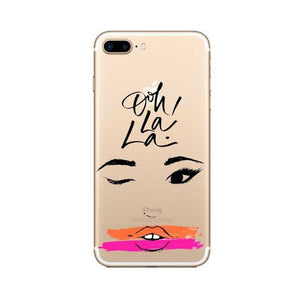 iPhone 6 XR XS MAX 6 Plus 5  SE 7 7 Plus Transparent hard plastic Phone hello kitty shell