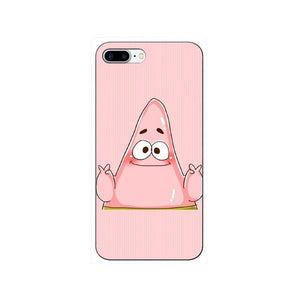iPhone 7 8 6 6s Plus XR XS Max back cover SpongeBob Patrick Star Phone case capa fundas