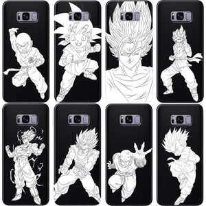 Dragon Ball DragonBall z soft TPU Phone Cases For Samsung Galaxy   S7 Edge S8 S9 Plus NOTE 9 NOTE 8