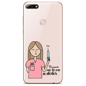 Nurse Phone Case For P8 LITE 2017 P9 P10 P20L P10 P20Plus