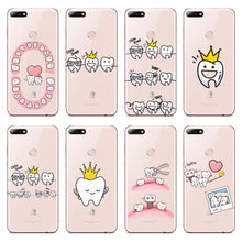 Load image into Gallery viewer, Tooth Cases Cover For Huawei P8 P9 P10 P20L P10 P20Plus