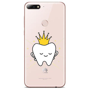 Tooth Cases Cover For Huawei P8 P9 P10 P20L P10 P20Plus