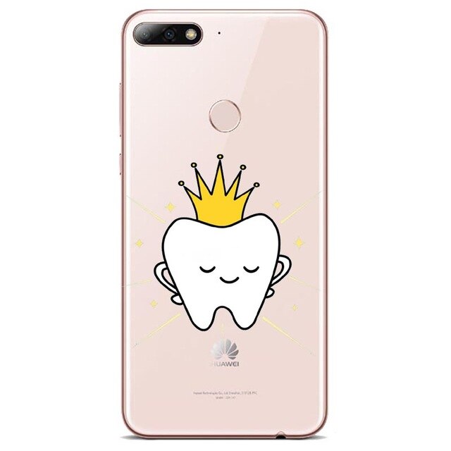 Tooth Cases Cover For Huawei P8 P9 P10 P20L P10 P20Plus