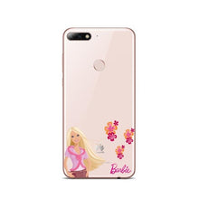Load image into Gallery viewer, Silicon Phone Case For Huawei P8 P9 P9LITE  Rose Floral Leaves Cases For P10 P20L P10 P20Plus